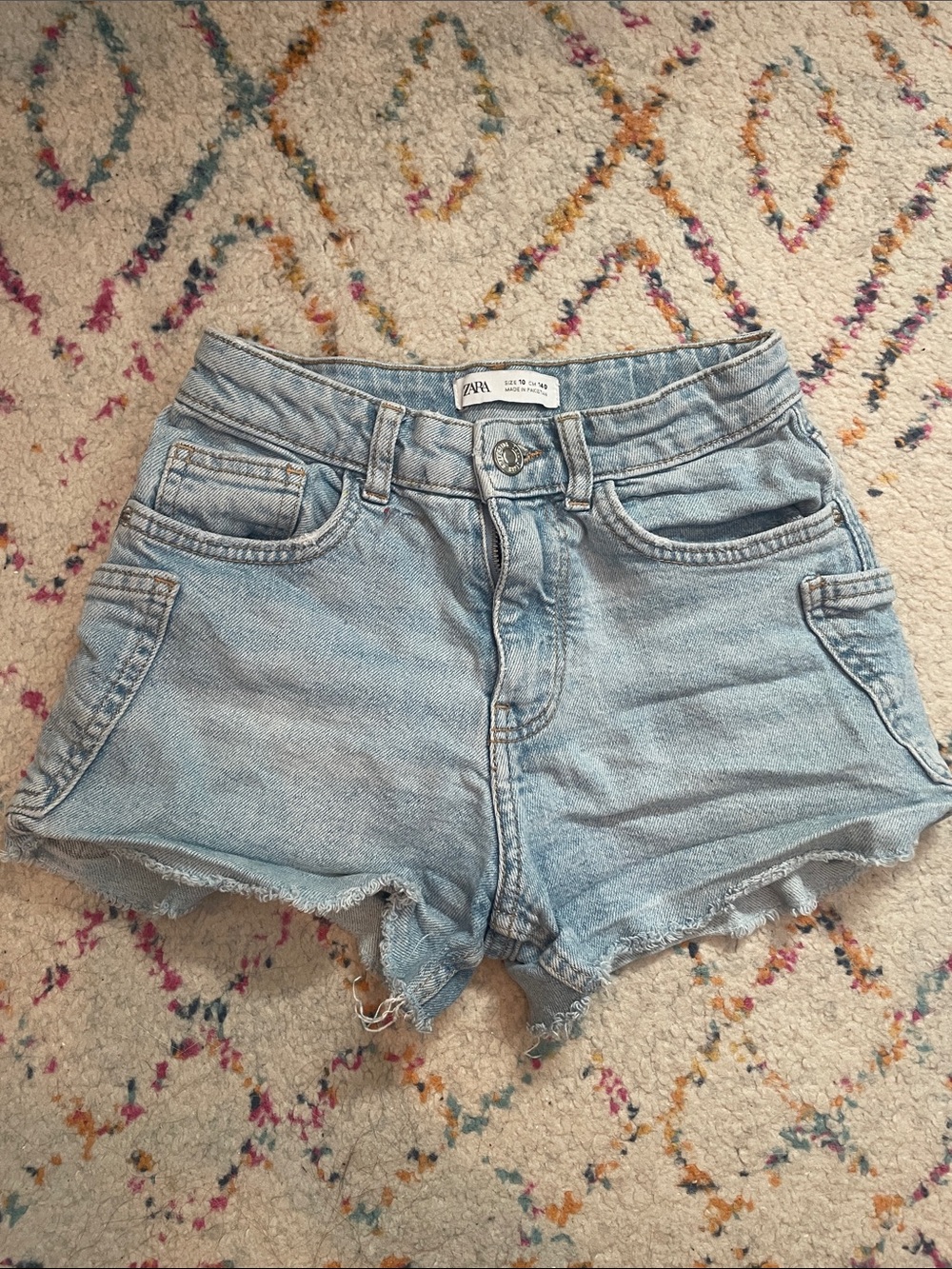 ZARA Girls Denim Jean Shorts